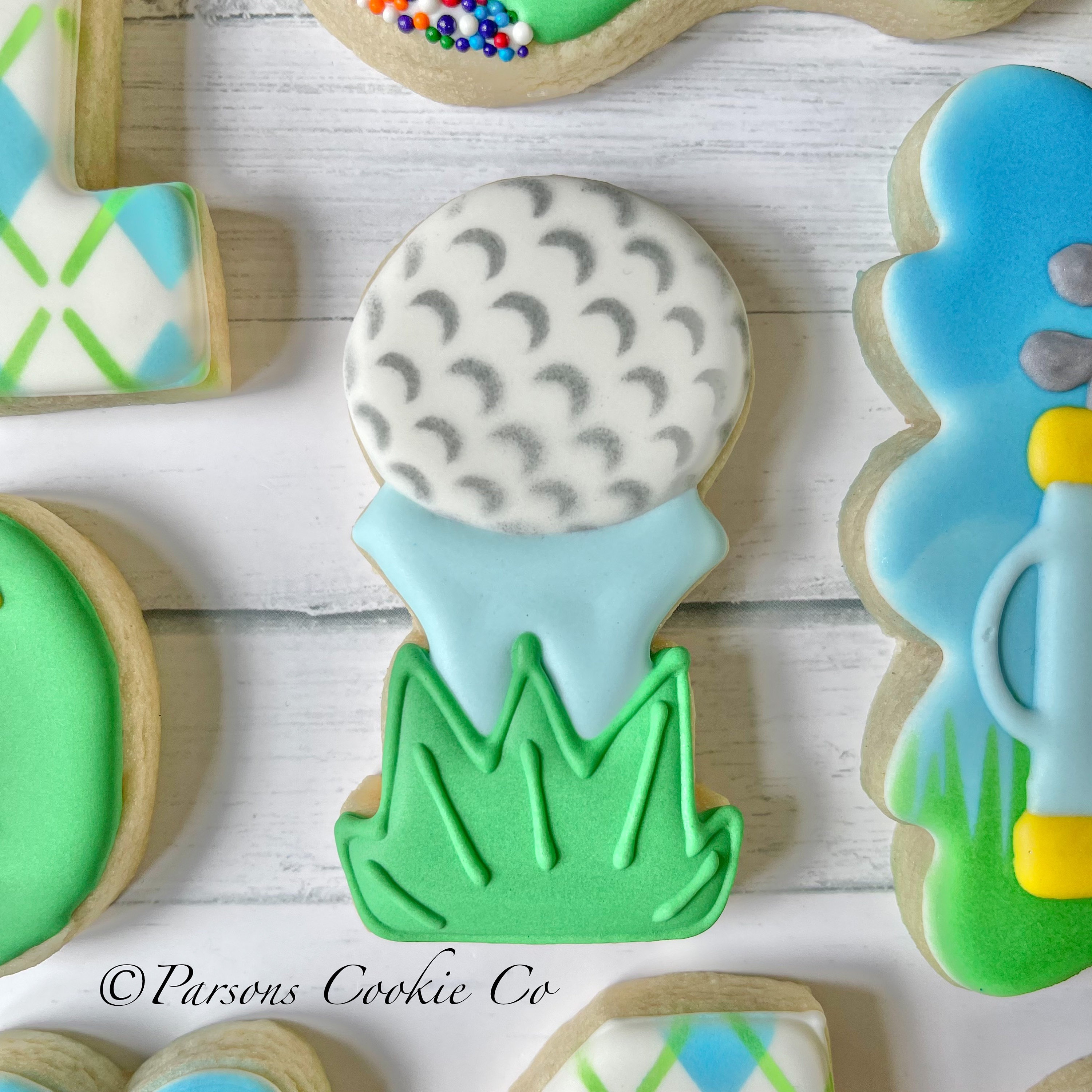15+ Golf Themed Sugar Cookies