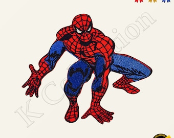 Parche bordado para planchar o coser de la película de cómics y videojuegos de superhéroes Spider Man