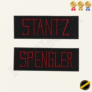 STANTZ SPENGLER Ghost Buster Movie Embroidered Iron on Sew On Patch Badge