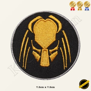 Predator Movie Logo Embroidered Iron On/Sew On Patch/Badge For Clothes