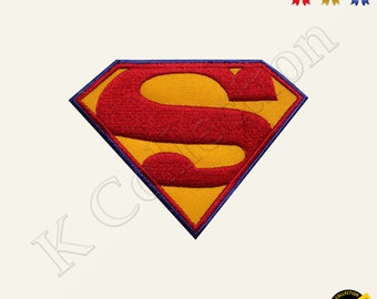 Super Man Super Hero Movie Comics Video game Embroidered Iron on Sew On Patch Badge