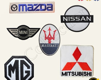 Car Brand Logo Racing Sponsor Sports Car Embroidered Iron On Sew On Patch Badge