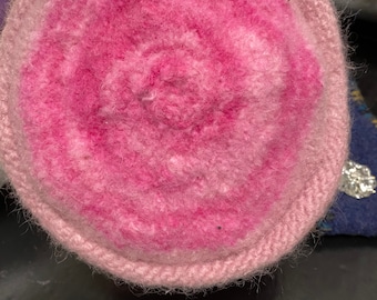 Felted winter hat