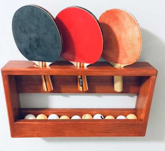 Ping Pong Paddle & Ball Holder Etsy