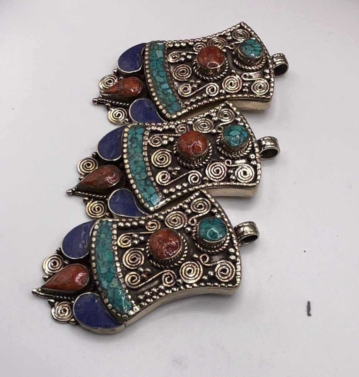 Himalayan Jewelry With Turquoise/coral/ Lapis/ Tibetan Etsy