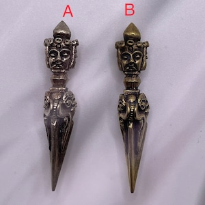 Dorjee vajra kila brass pendant (0168) pendant only