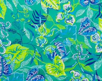 Fabric “Green oasis” # 95  LP - Lycra Spandex