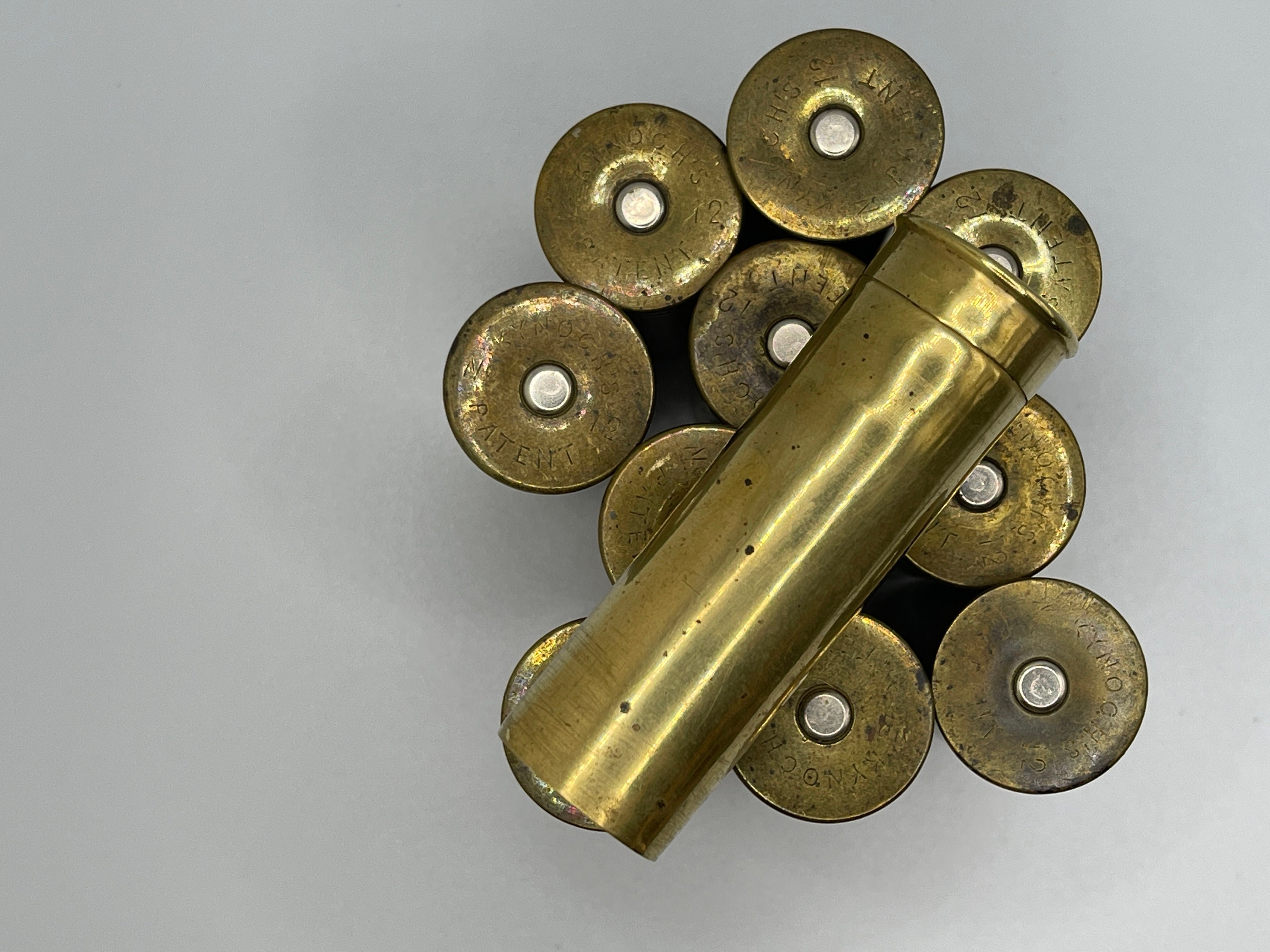Antique Brass Shotgun Shells 