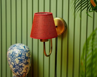 Op antiek geïnspireerde schans, wandkandelaar, vintage geïnspireerde wandlamp, moderne wandlamp uit het midden van de eeuw, slaapkamerverlichting, wandverlichtingsarmatuur