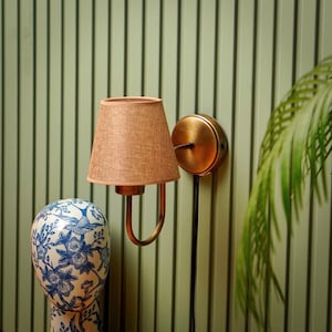 Wall Sconce, Bronze Coated Wall Light, Vintage Inspired Wall Lamp, Mid Century Modern Wall Lamp, Bedside Wall Lighting, Wall Light Fixture