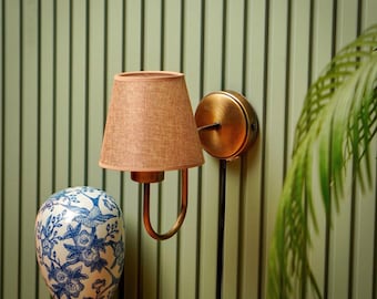 Wall Sconce, Bronze Coated Wall Light, Vintage Inspired Wall Lamp, Mid Century Modern Wall Lamp, Bedside Wall Lighting, Wall Light Fixture