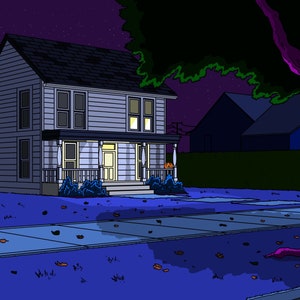 Michael Myer's (Halloween) House Digital Artwork