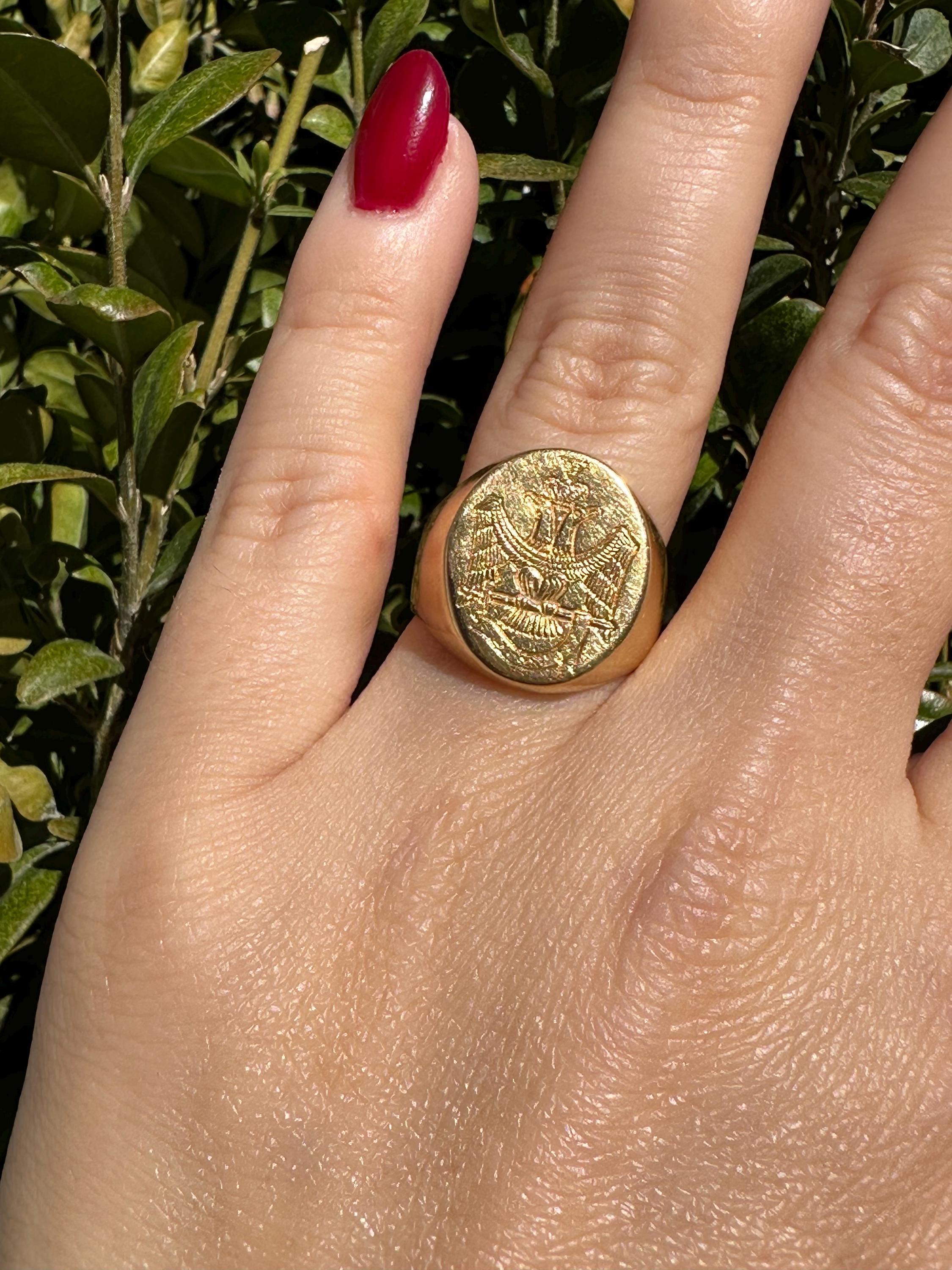 Antique signet ring - Etsy 日本
