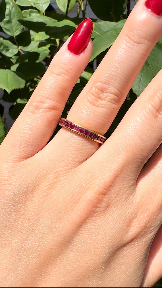 ruby eternity band