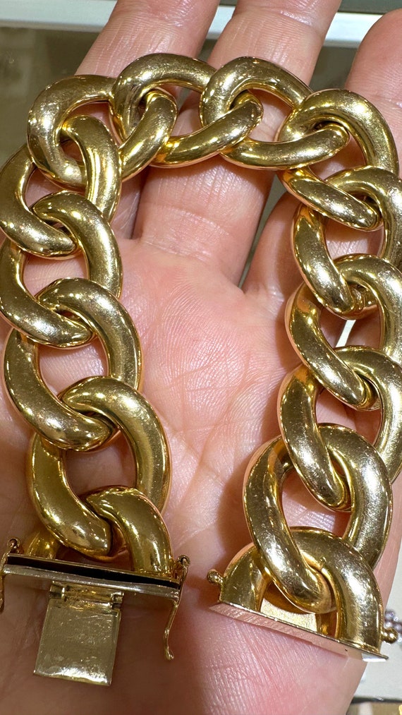 Curb link bracelet