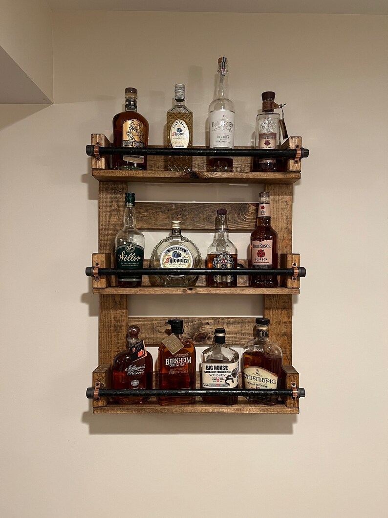Bourbon Shelves Etsy