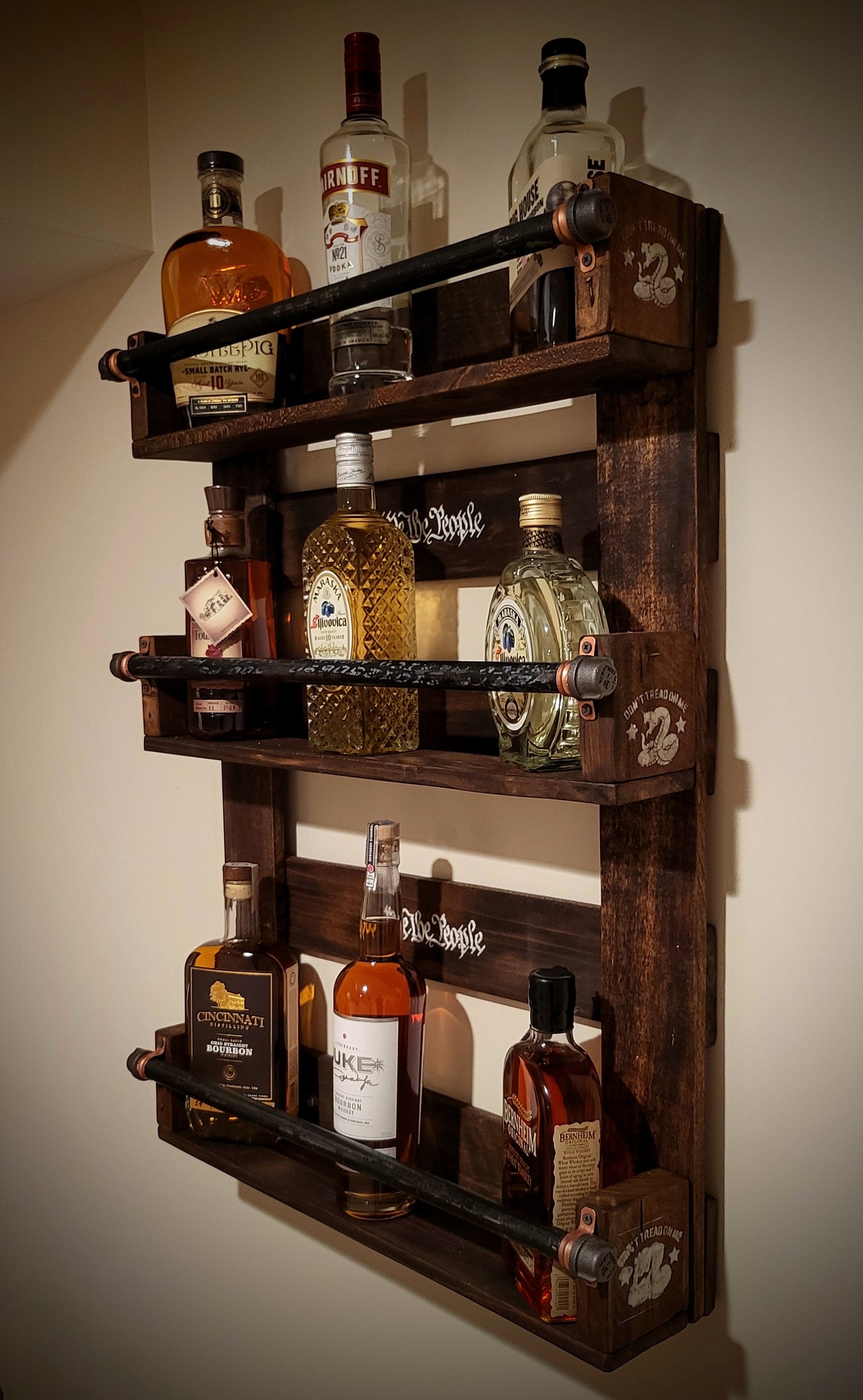 Bourbon Shelves Etsy