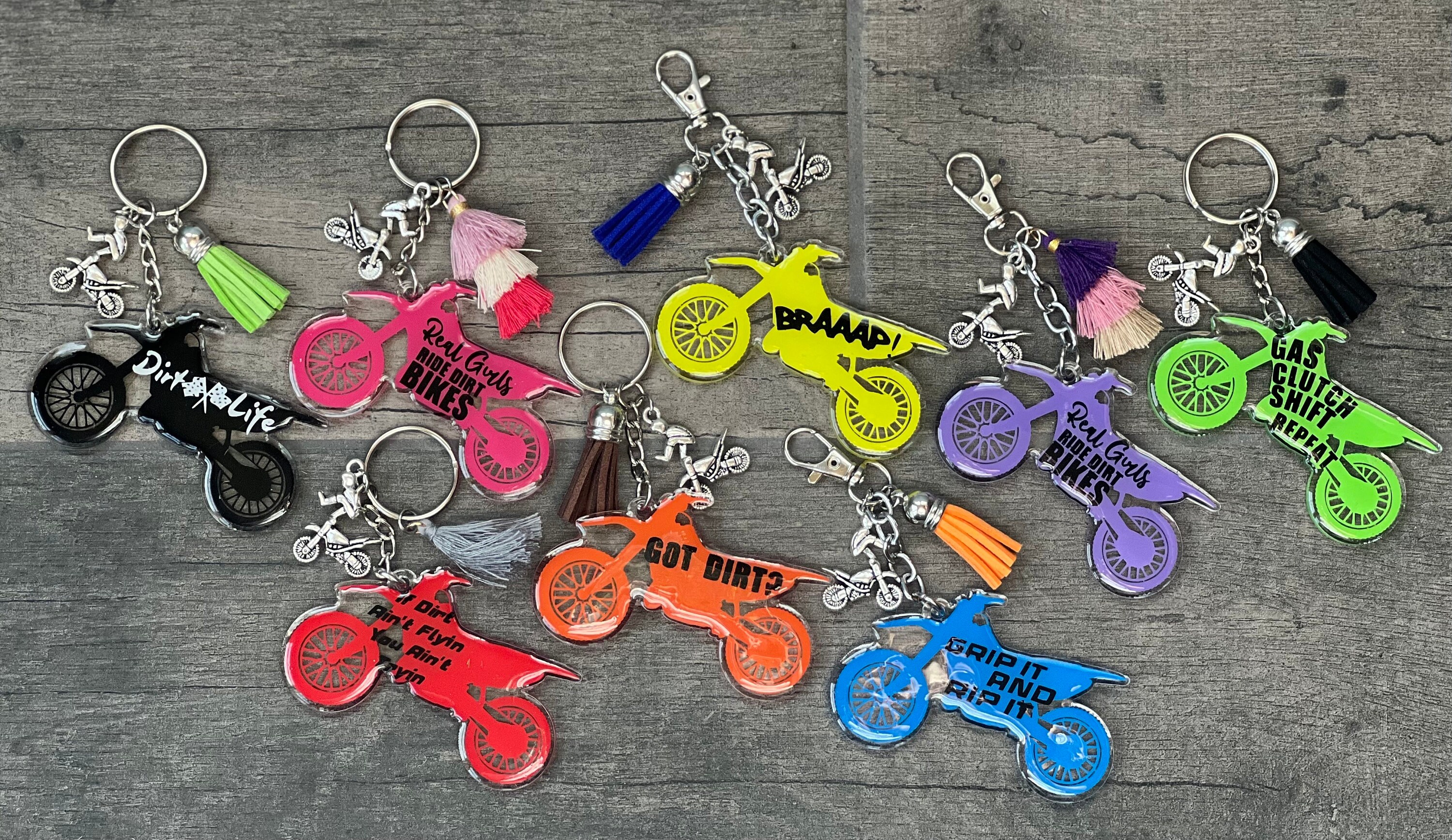 Pin It To Win It Inspirational Keychain Children Dirt Bike Kids that R – C  and T Custom Lures