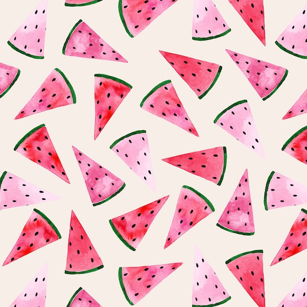 Watermelon Knit Fabric Etsy