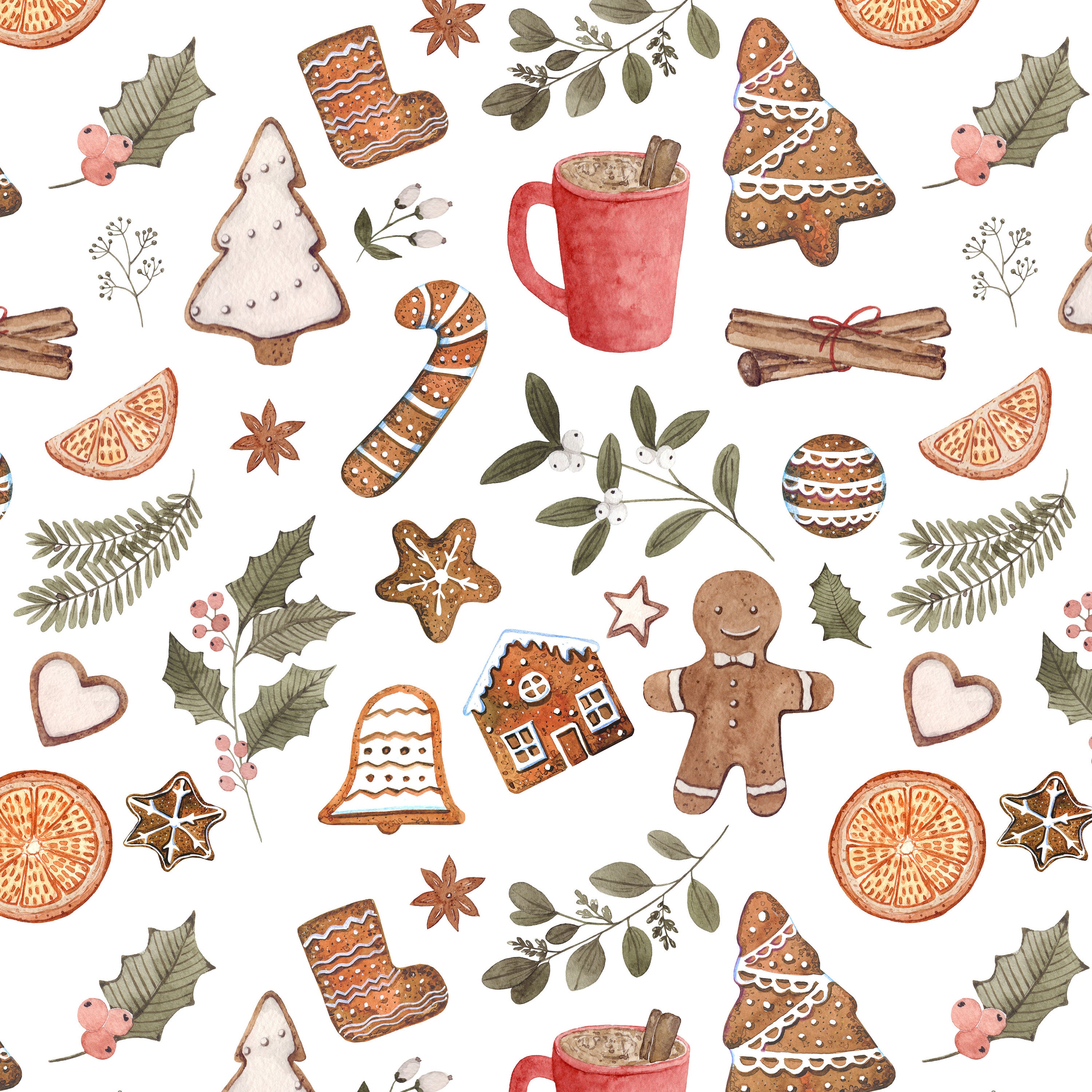 Gingerbread Fabric By The Yard