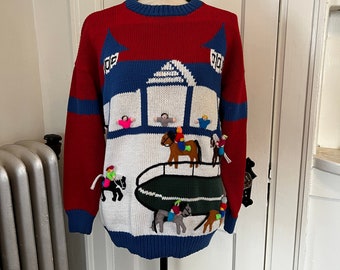 Vintage handmade Derby sweater