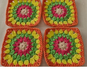 Easy Crochet Granny Square Motif Pattern, Beginner Friendly (PDF Pattern)