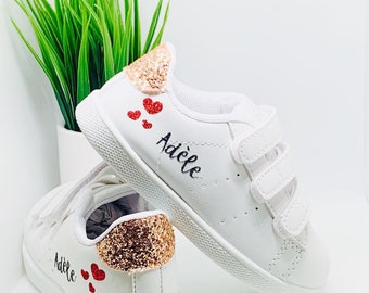 champagne color sneakers