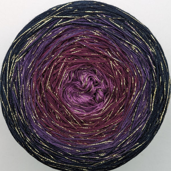 3 ply, Gradient Cake Yarn, Ombre Yarn Cake, Color Change yarn, Cotton/Acrylic 219 .Crochet, Knitting - Agnes World OmbreYarn.