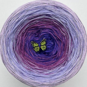 3 ply, Gradient Cake Yarn, Ombre Yarn Cake, Color Change yarn, Ombre Yarn, Cotton/Acrylic
