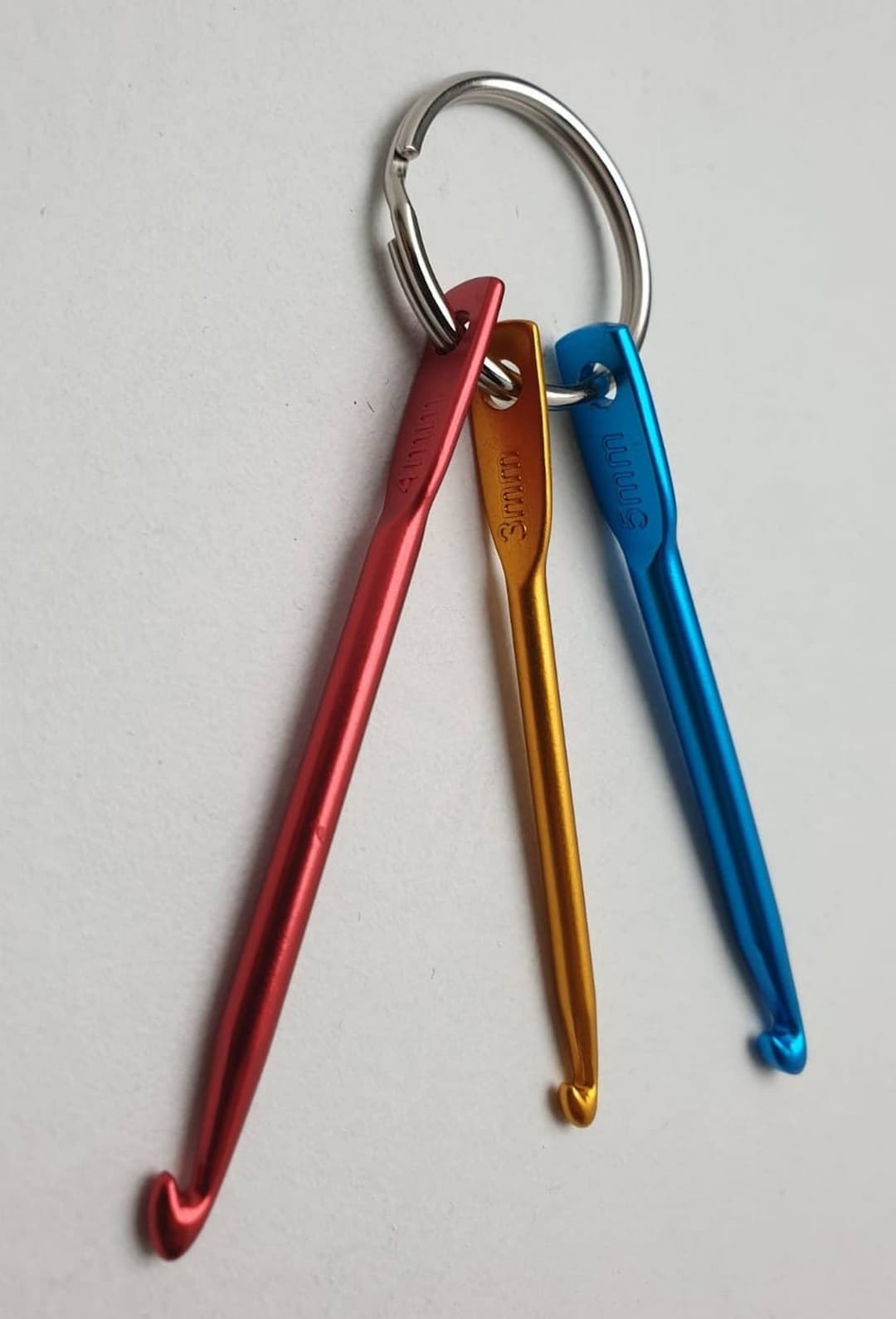 Crochet Hooks Keyring,crochet Hook Set,mini Keychain Travel Crochet