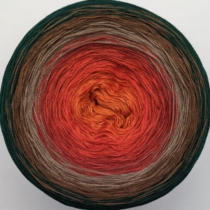 Gradient Yarn, Ombre Yarn Cake, Color Change yarn, Crochet, Knitting.288