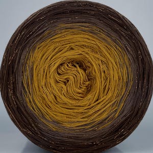 3 ply, Gradient Cake Yarn, Ombre Yarn Cake, Color Change yarn, Ombre Yarn, Cotton/Acrylic.48A