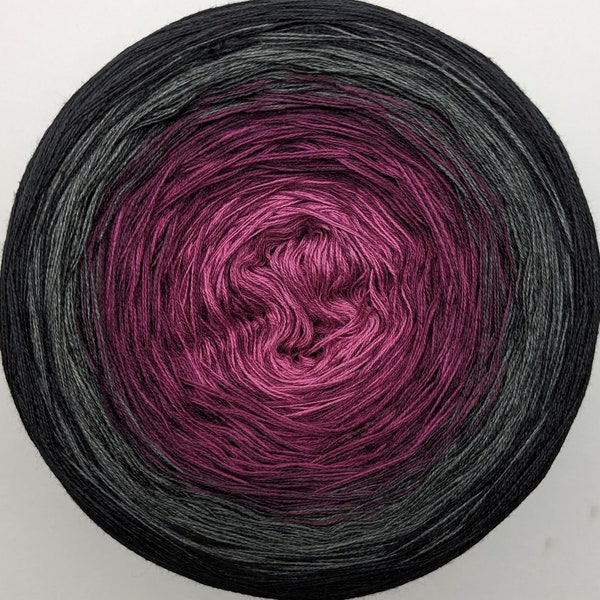 Gradient Yarn Cake, ombre effect yarn cake,3 ply, cotton/acrylic yarn cake. 331 -Agnes World Ombre Yarn.