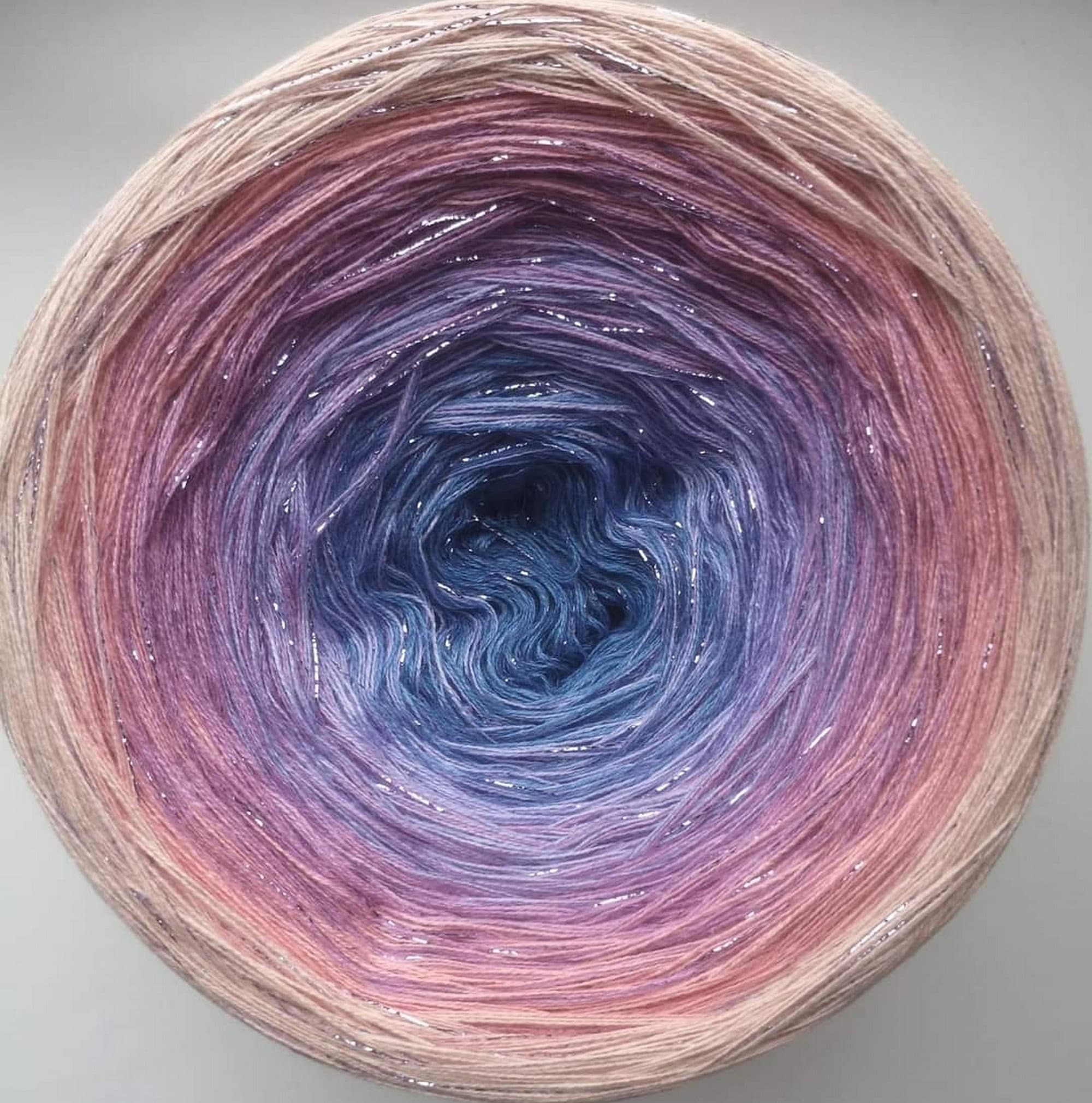 3 Ply Gradient Cake Yarn Ombre Yarn Cake Color Change Yarn Etsy UK