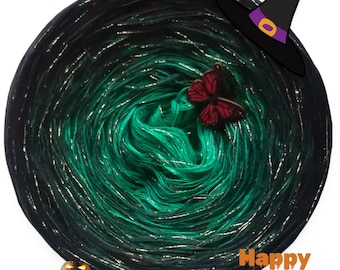 3 ply, Gradient Cake Yarn, Ombre Yarn Cake, Color Change yarn, Ombre Yarn, Cotton/Acrylic.95