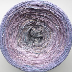 3 ply, Gradient Cake Yarn, Ombre Yarn Cake, Color Change yarn, Ombre Yarn, Cotton/Acrylic