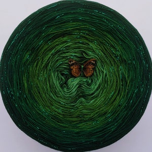 Gradient Cake Yarn, Ombre Yarn Cake, Color Change yarn, Cotton/Acrylic-Agnes World Ombre Yarn.257