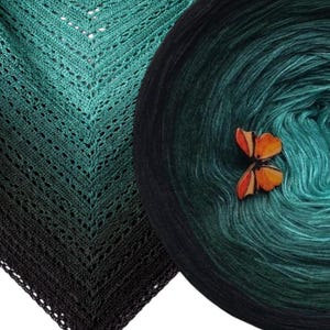 Gradient Yarn Cake, ombre effect yarn cake, 50cotton/50%acrylic yarn cake - 79.Agnes World Ombre Yarn.