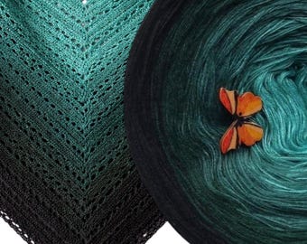 Gradient Yarn Cake, ombre effect yarn cake, 50cotton/50%acrylic yarn cake - 79.Agnes World Ombre Yarn.