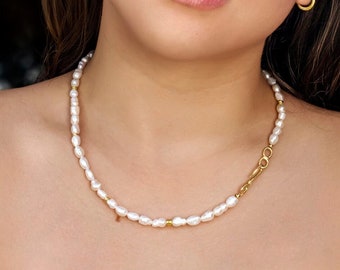 Mo'orea Pearl Choker: 14K Gold Filled Necklace