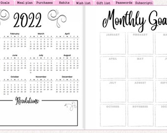 Weekly Digital Planner Journal Goodnotes