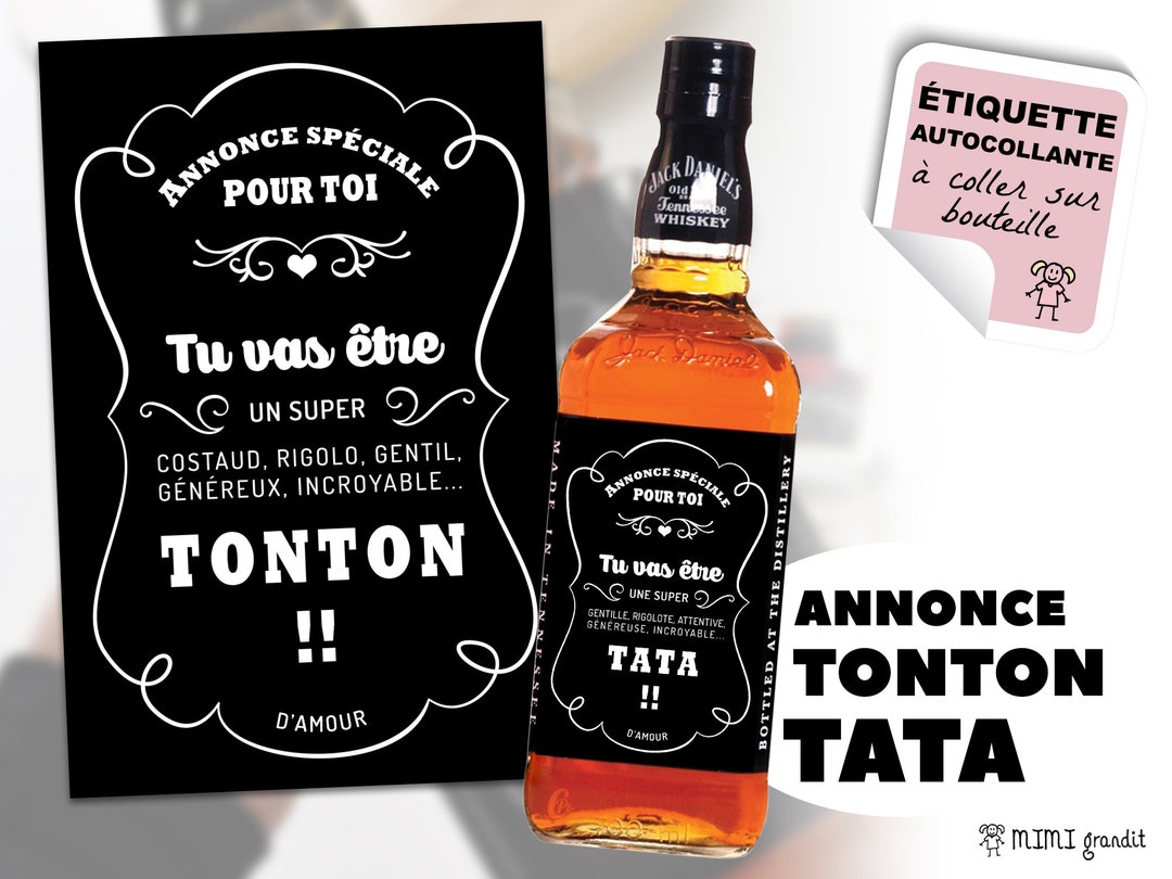 Annonce grossesse futur tonton future tata étiquette - Etsy Österreich