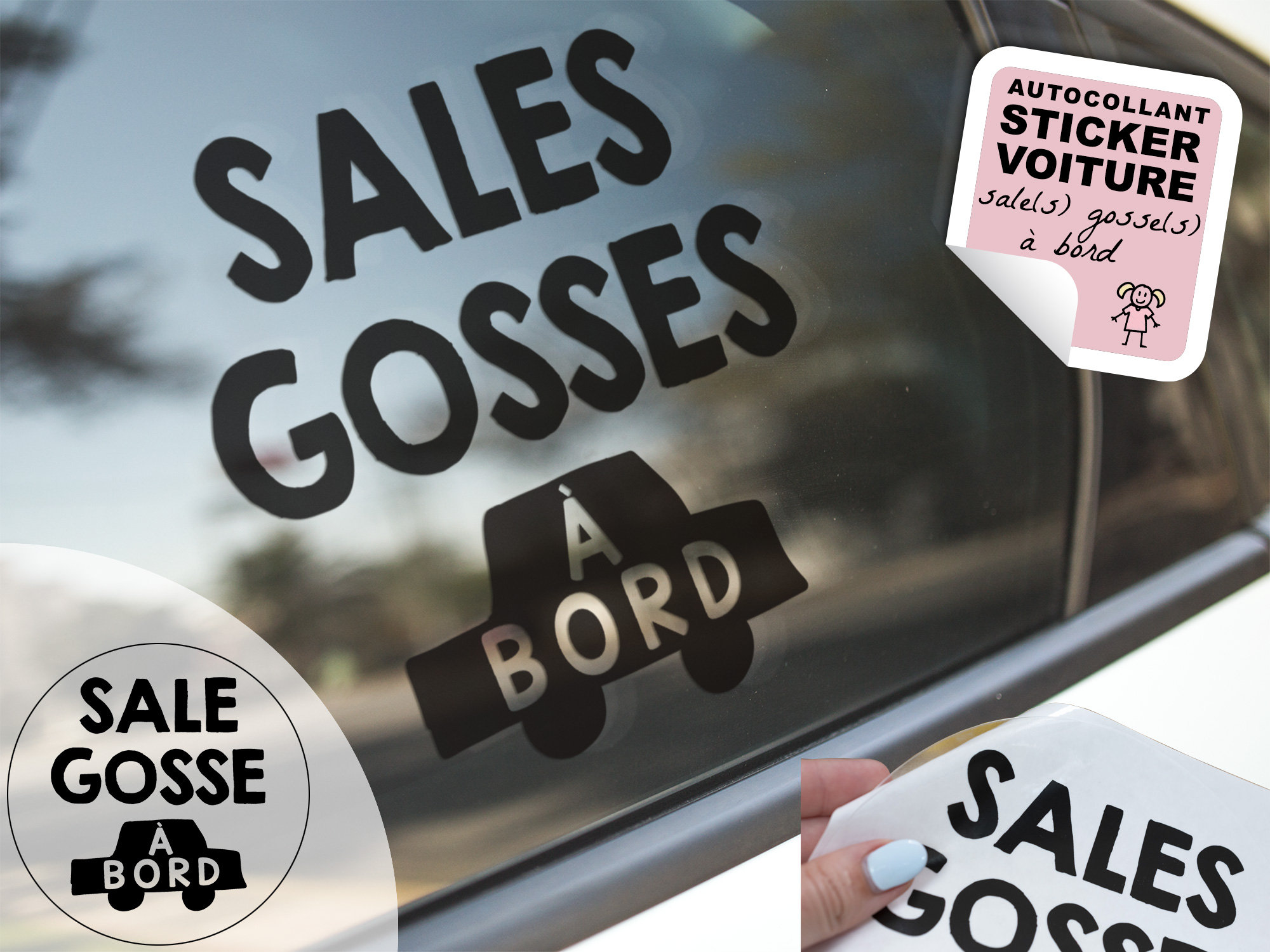 Funny baby car stickers Etsy France