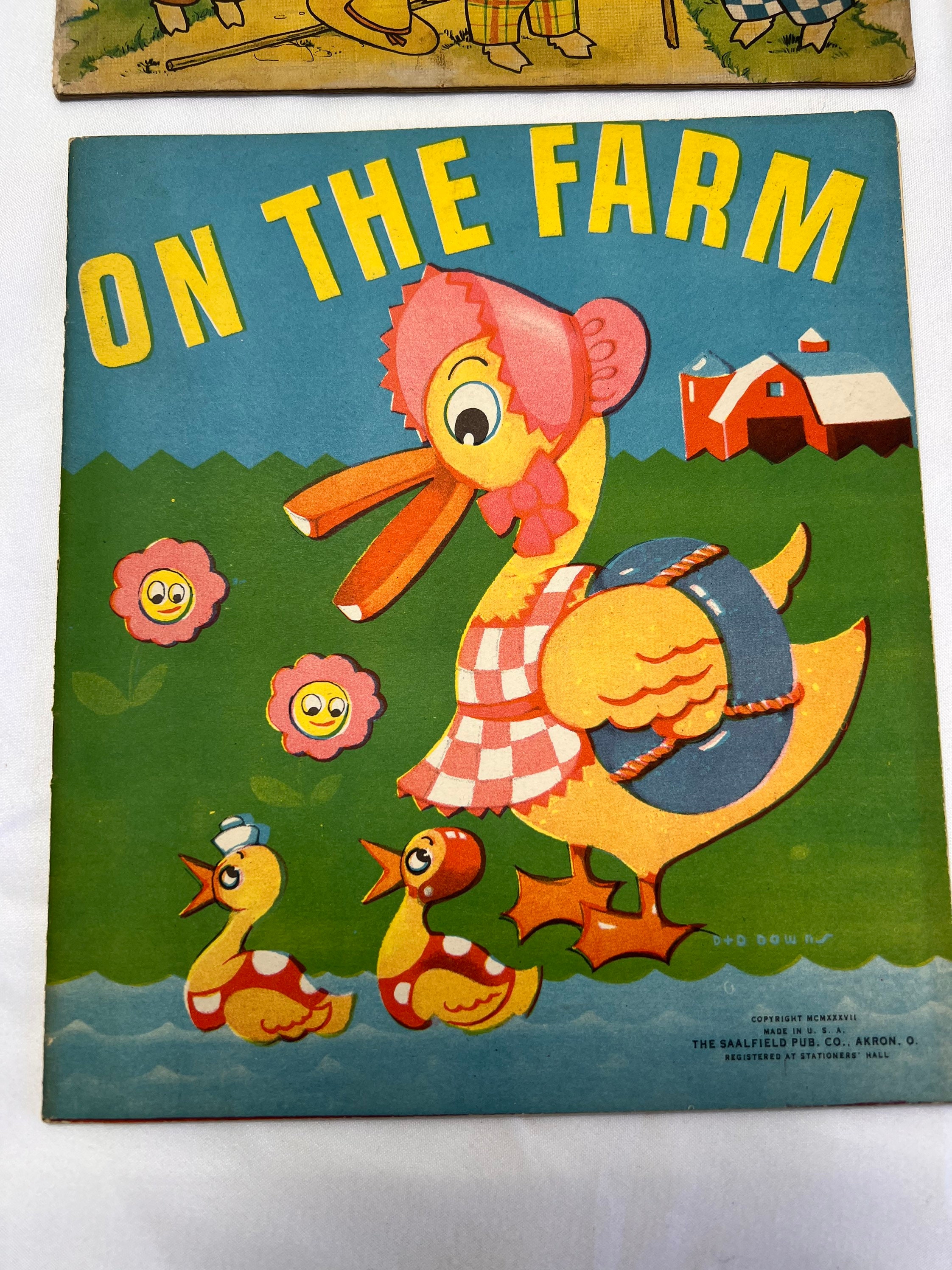 Set of 4 Vintage/antique Childrens Books Etsy