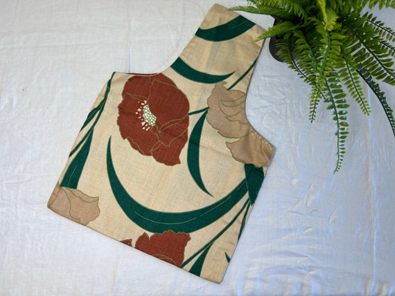 Vintage Fabric Handmade Tote Bag/Market Bag - image 3