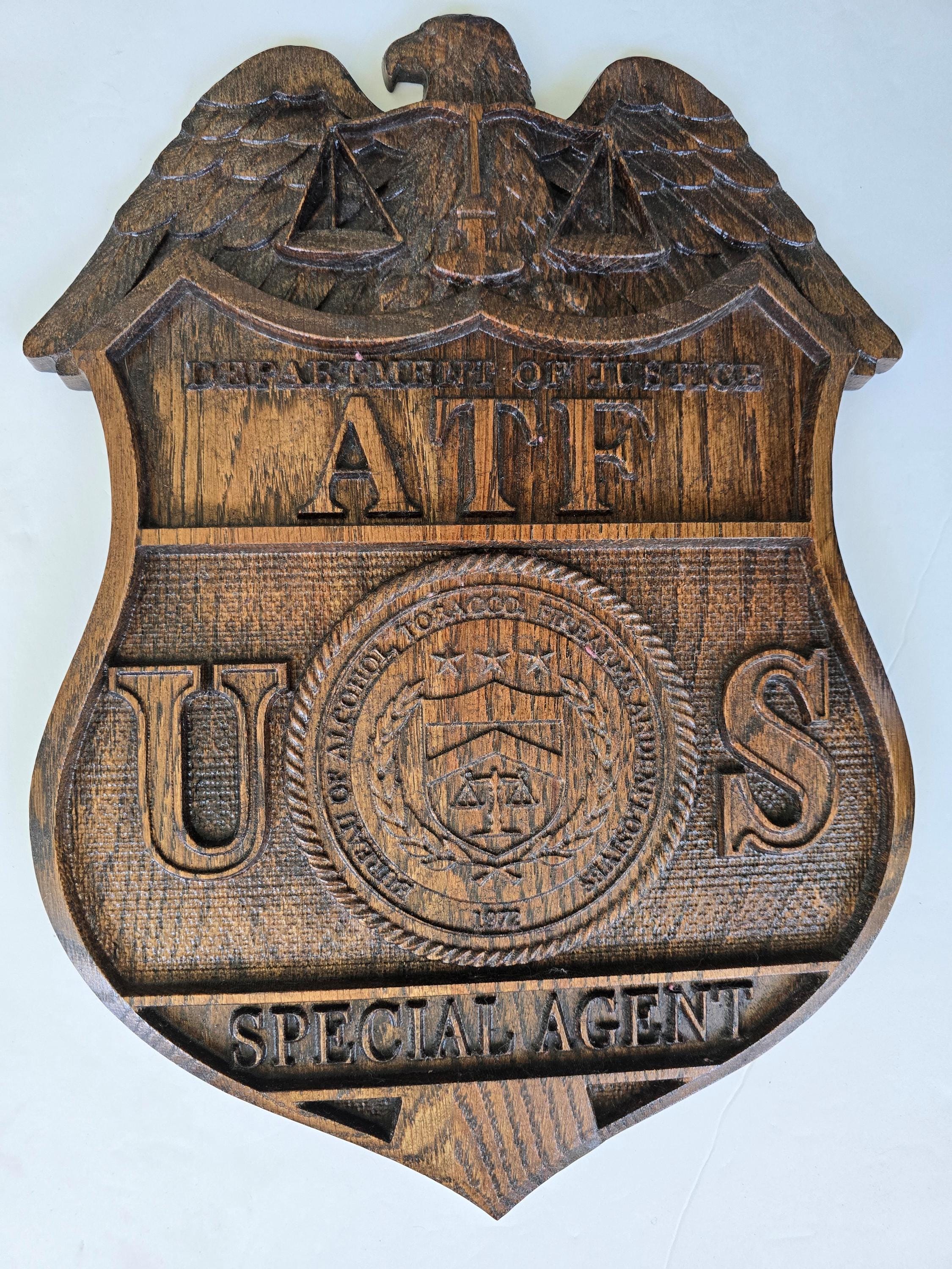 Atf Special Agent Badge - Etsy