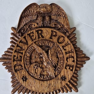 Denver Police Badge - Etsy