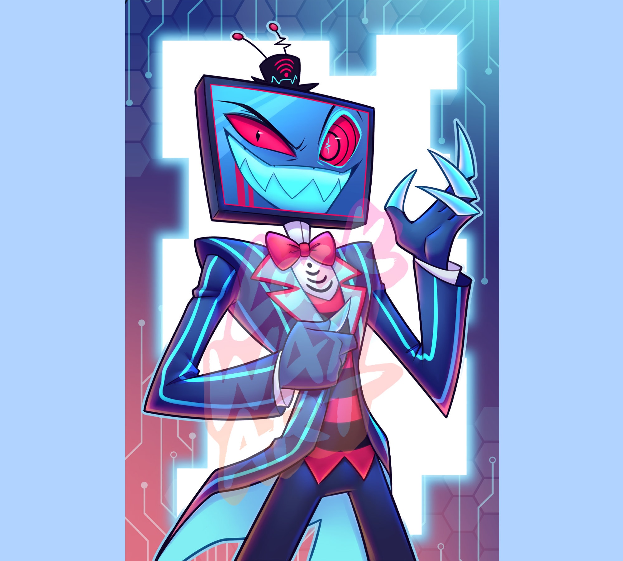 Vox Hazbin Hotel Poster - Etsy