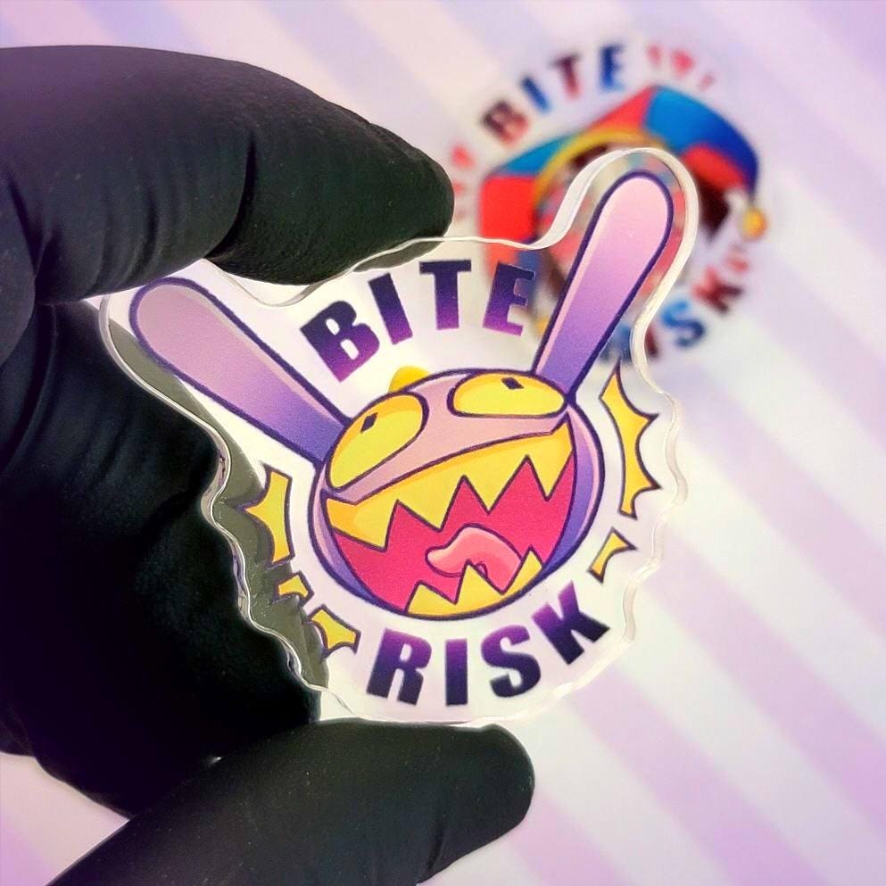 Bite Risk Pomni & Jax Acrylic Pins - Etsy