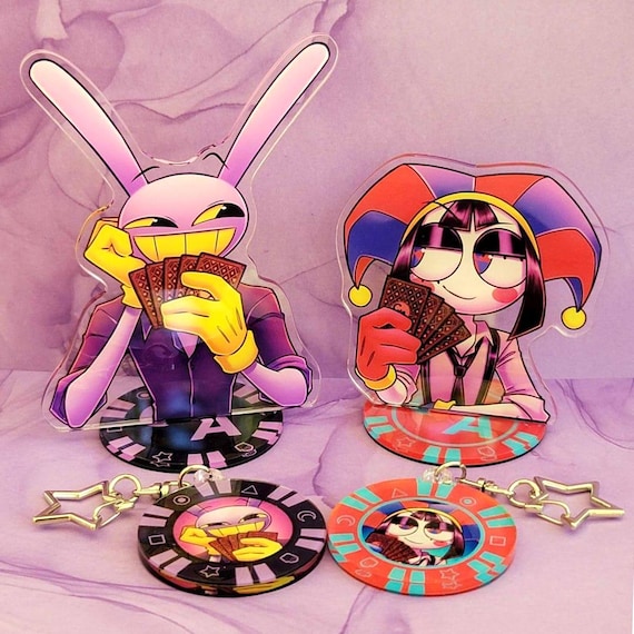 Wanna Bet? Jax & Pomni Standee + Keychains